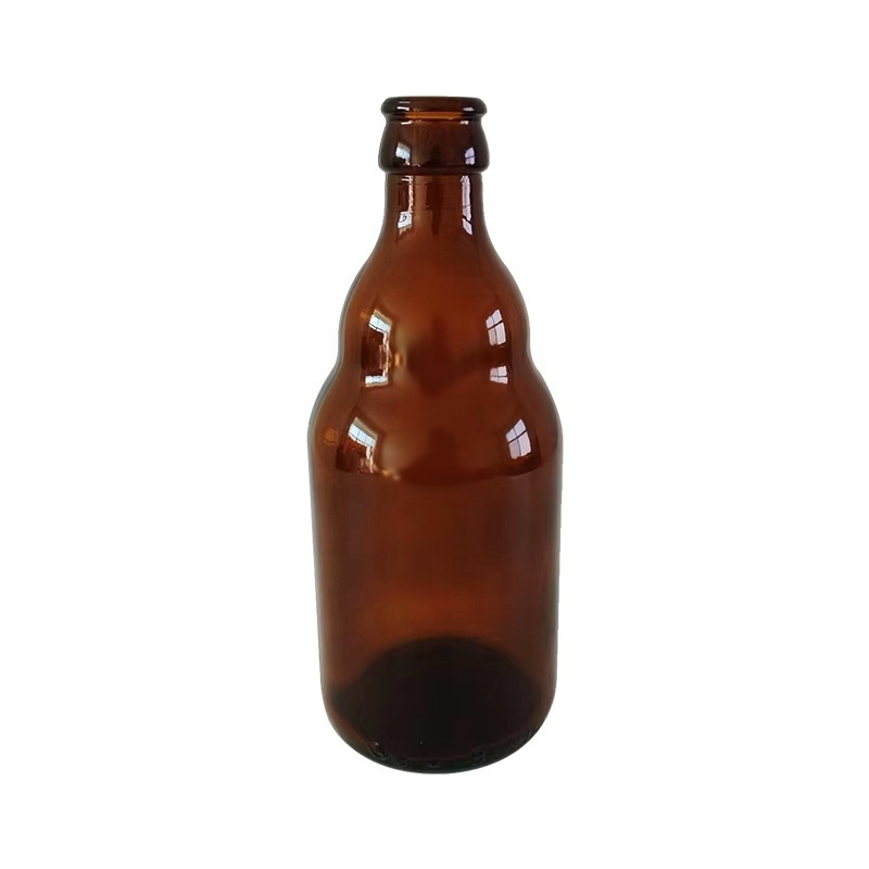 Wholesale Glass bottles for beer 330ml 500ml Empty Beer bottles Amber Clear Custom Beer bottle