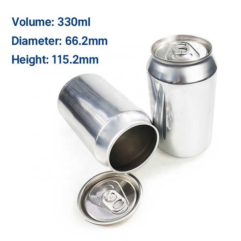 Wholesale Aluminum Cans 190ml 250ml 330ml 500ml Beer can Production Logo Color Custom Aluminum Beverage Beer Can