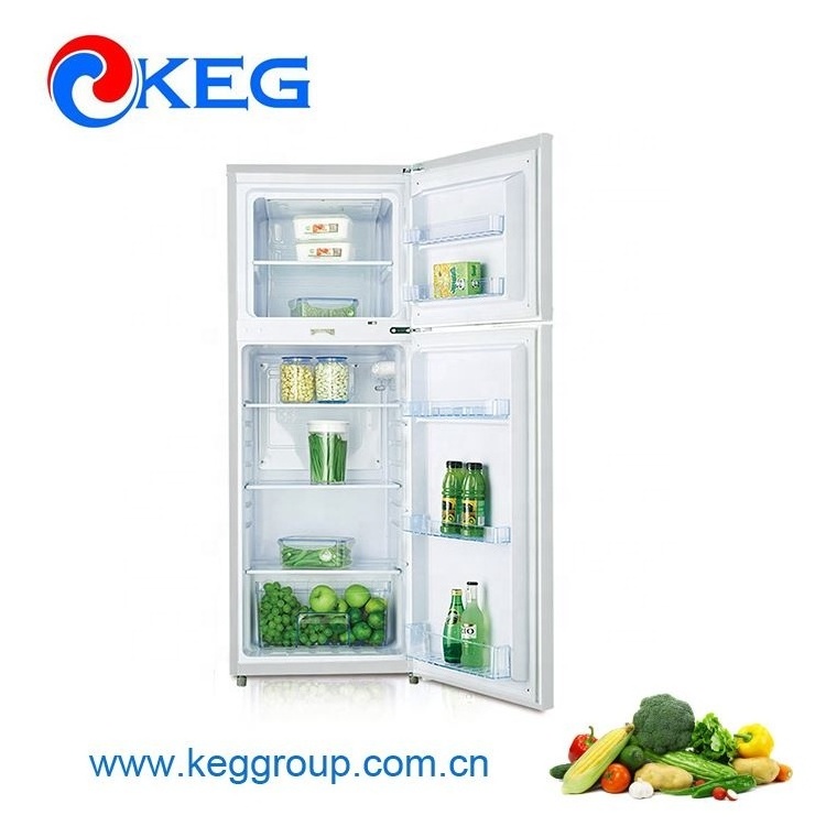 252L Iraq Double Door Two-Door Home Use Refrigerator for Sale with Outside Evaporator