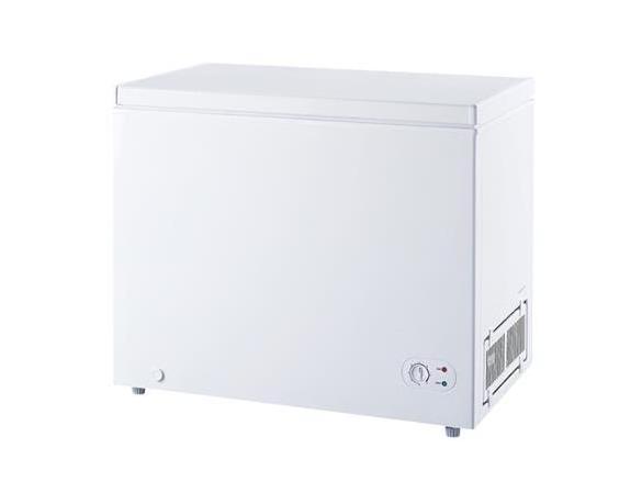 255L Top Open Fridge Chest Horizontal Deep Freezer With Silding Glass Door