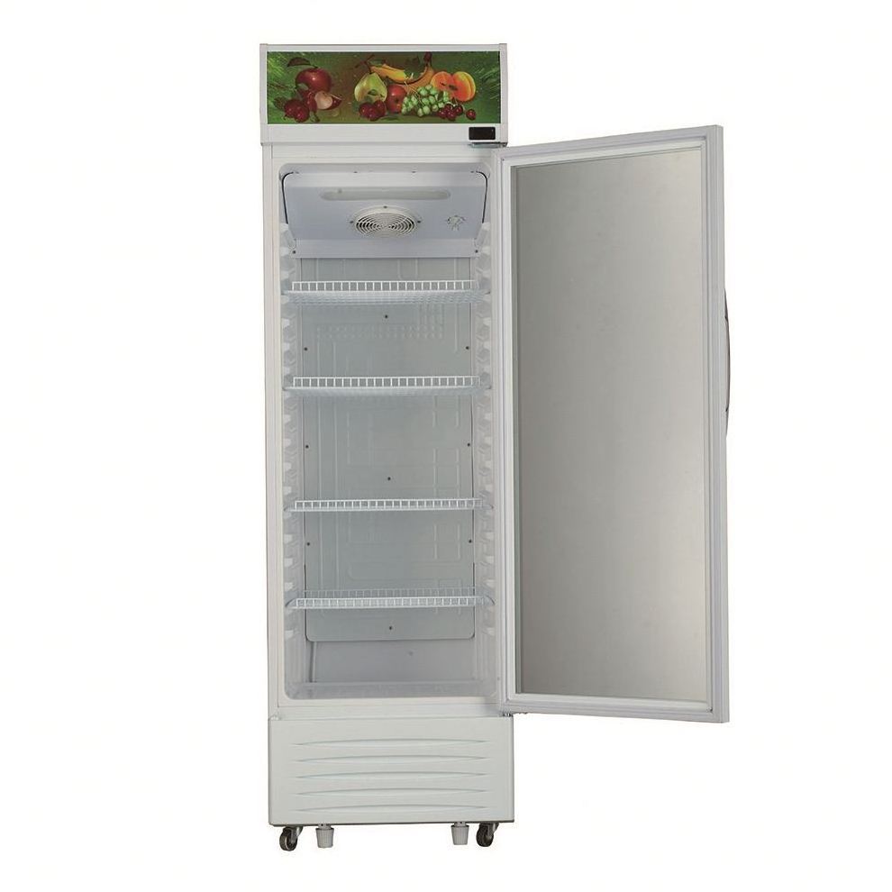 258L High Quality Mechanical Control Single Door Pepsi Cola Showcase Refrigerator