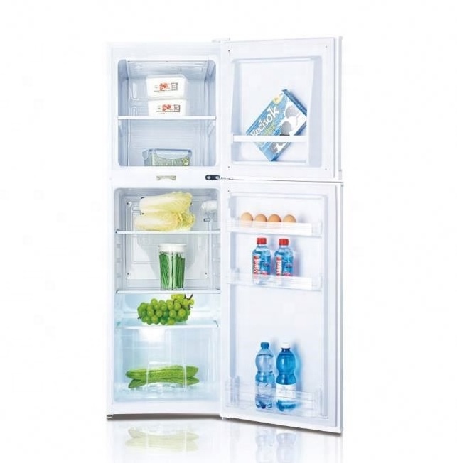 152L Flowers Series VCM Defrost Top Freezer Refrigerator With Lock and Key