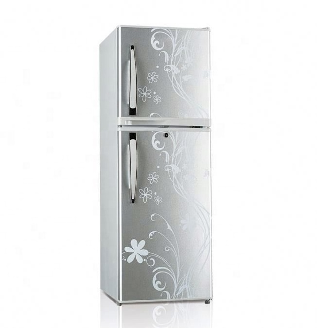 152L Flowers Series VCM Defrost Top Freezer Refrigerator With Lock and Key