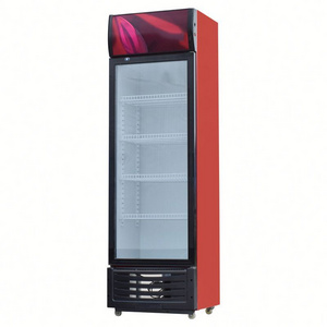 258L High Quality Mechanical Control Single Door Pepsi Cola Showcase Refrigerator