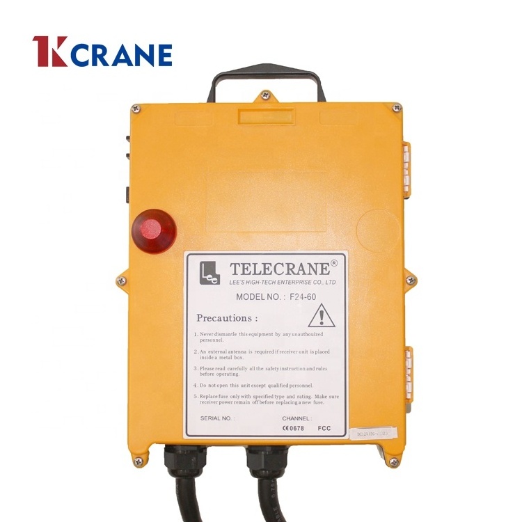 Crane Controller Joystick F24-60 Industrial Joystick Wireless Overhead Crane Remote Control