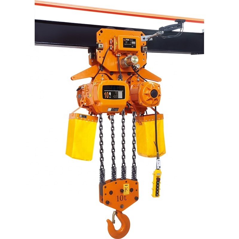 High quality electric hoist crane capacity 5 ton chain block electric wire rope hoist