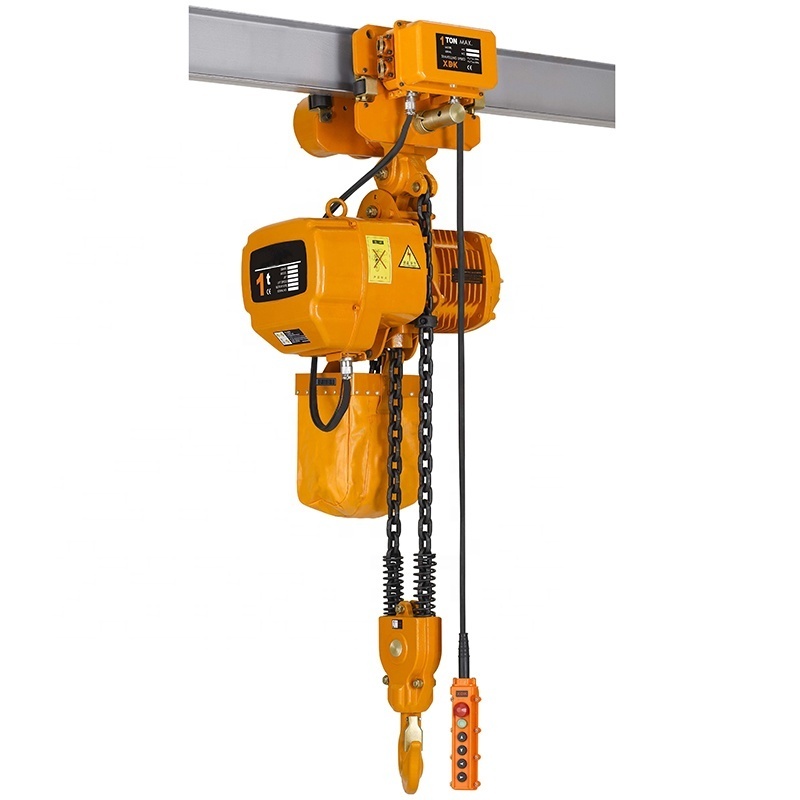 High quality electric hoist crane capacity 5 ton chain block electric wire rope hoist