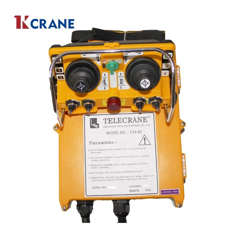 Crane Controller Joystick F24-60 Industrial Joystick Wireless Overhead Crane Remote Control