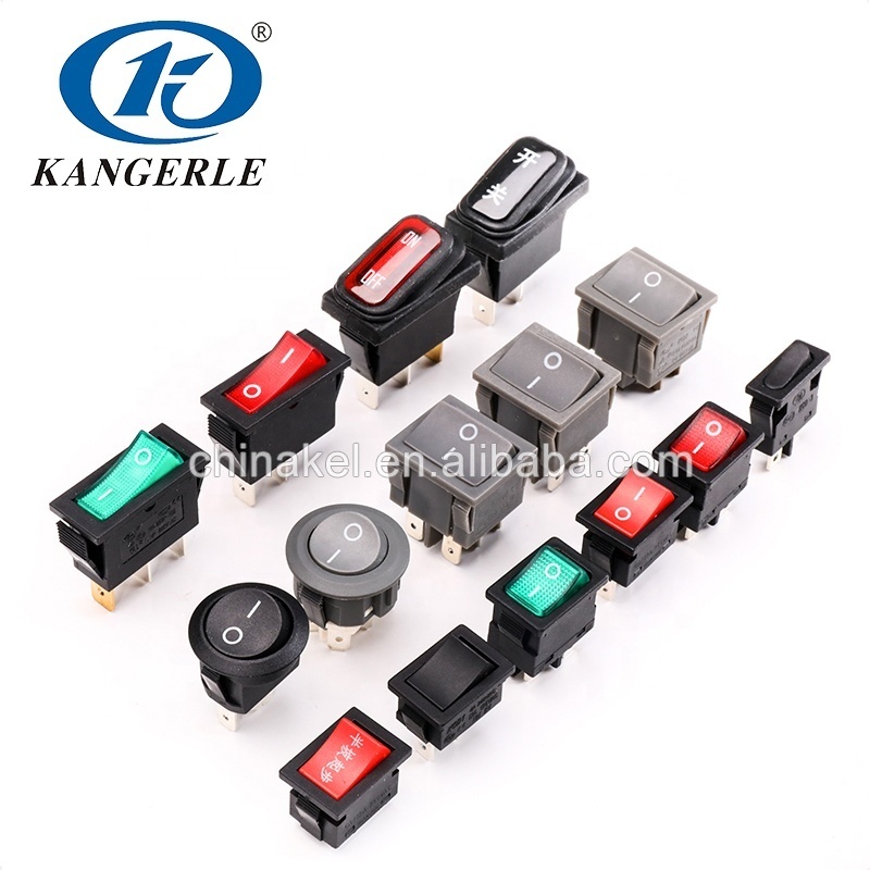 Chinakel 4 pin rocker switch kcd4 rocker switch with led