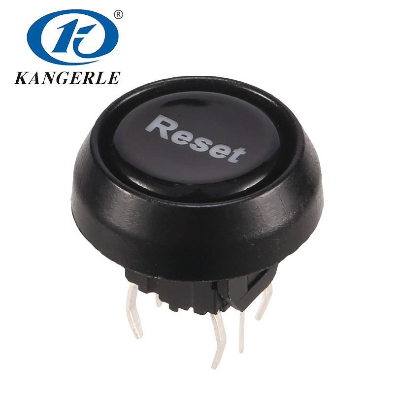 Zhejiang Kangerle tact switch 6*6*10-B/R smt ac on off push switch with led tactical switch