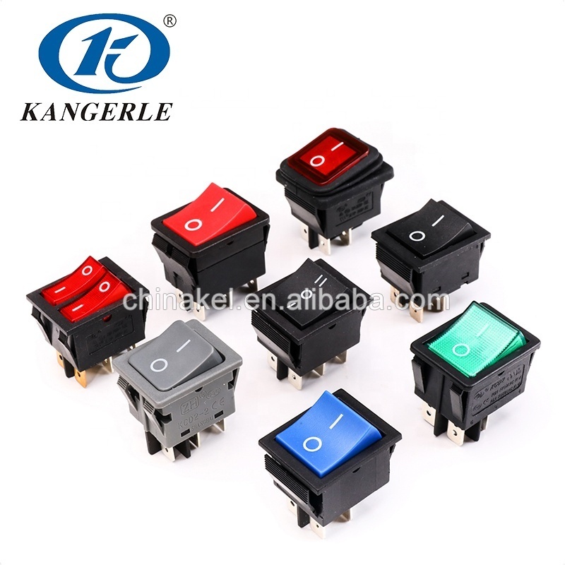 Chinakel 4 pin rocker switch kcd4 rocker switch with led