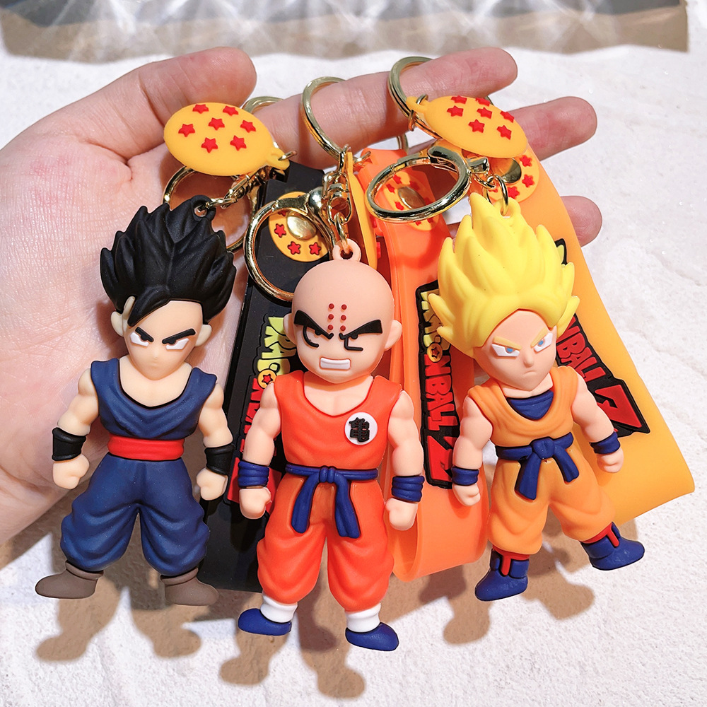 Wukong figure hand do cartoon character three-dimensional key ring