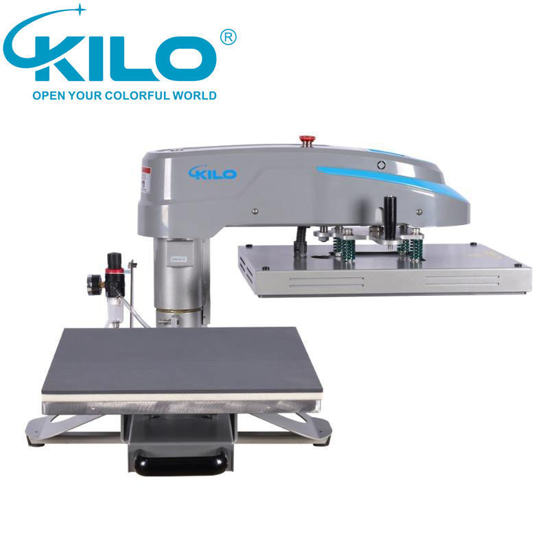 KILO 220/110V 3.5 Power Automatic Swing Away T Shirt Heat Transfer Machine Pneumatic Heat Press Machine