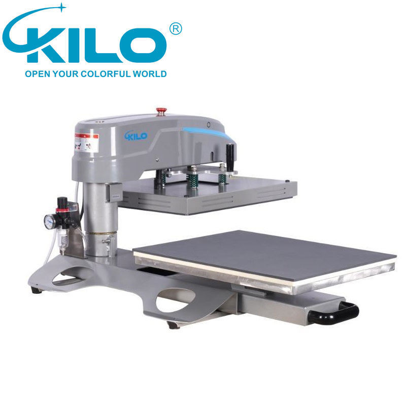 KILO 220/110V 3.5 Power Automatic Swing Away T Shirt Heat Transfer Machine Pneumatic Heat Press Machine