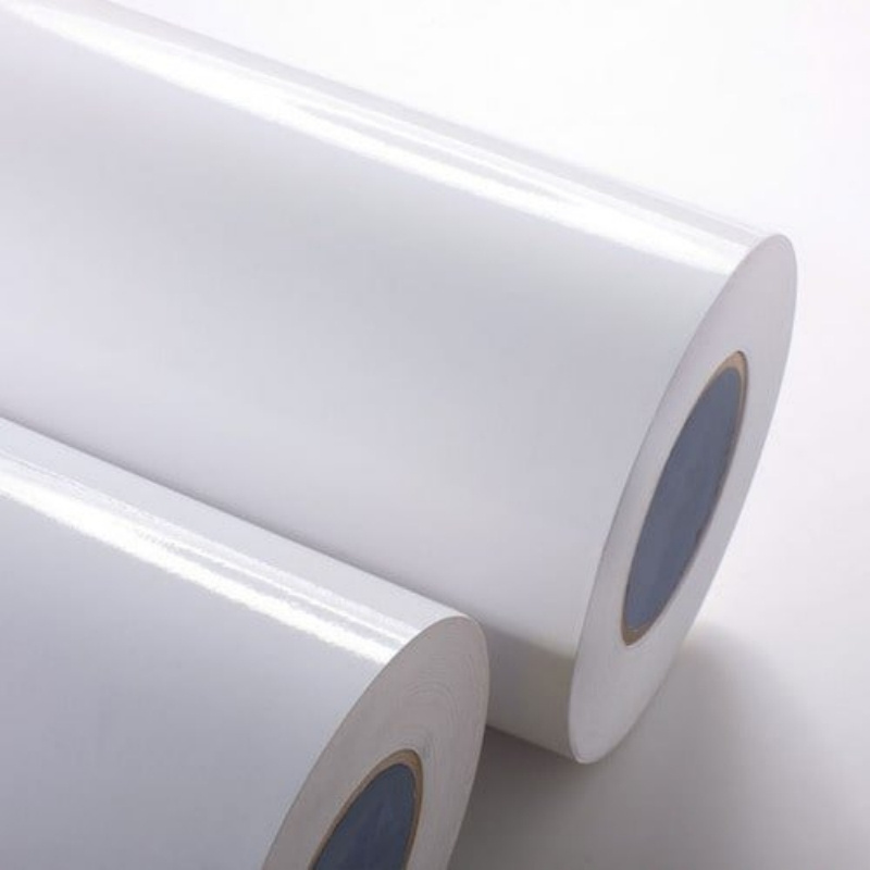 Customizable white color high quality gloss/matte finish PE coated kraft paper from China Buy At Best Price