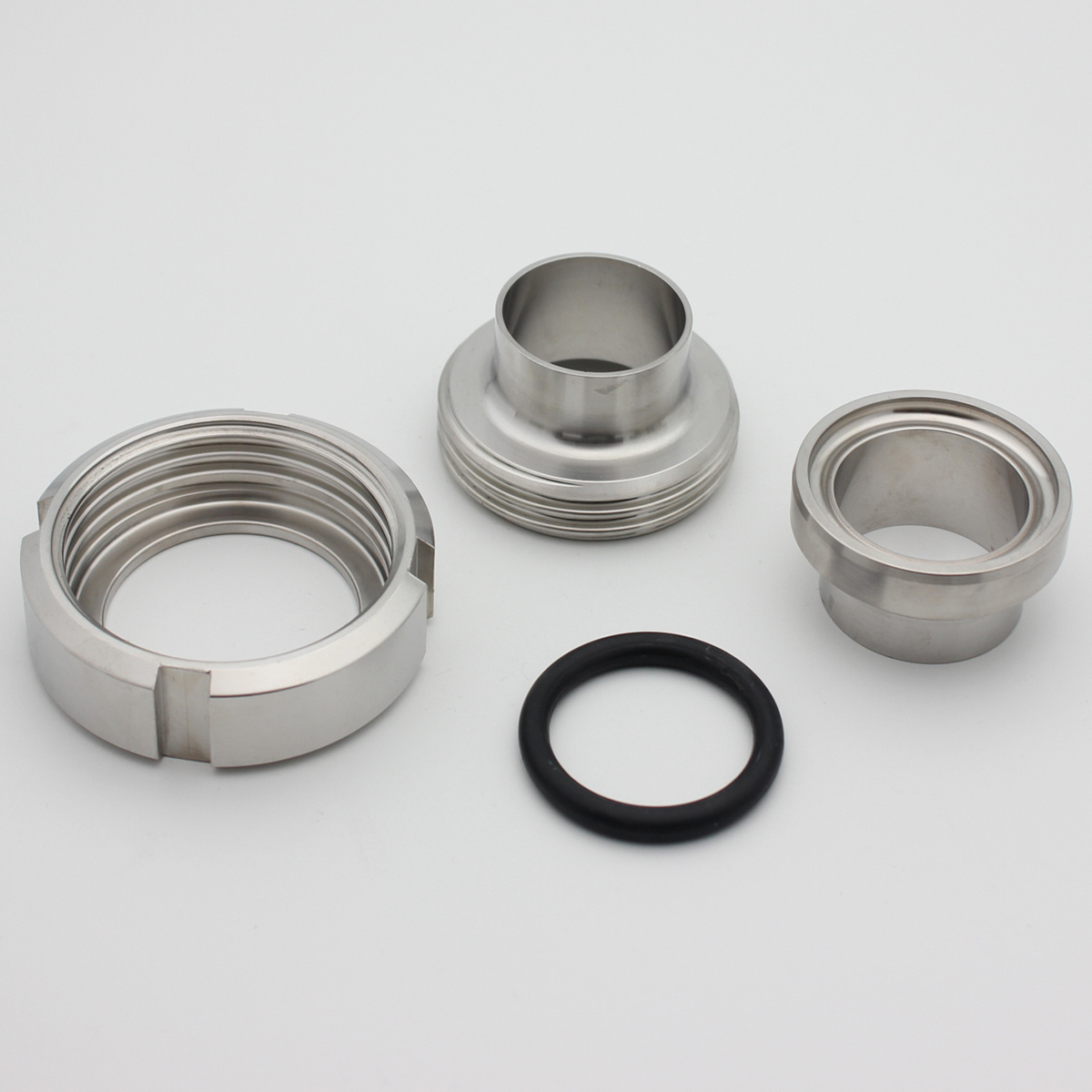 DIN11851 3A SMS DS RJT IDF Sanitary Stainless Steel Pipe Fittings Union Connector Coupling Male Liner Nut Hardware Union