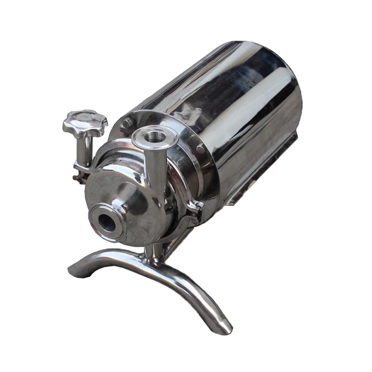 Stainless Steel Food Grade Liquid Transfer Beverage Wine Alcohol Milk Pump Sanitary Centrifugal  Pump