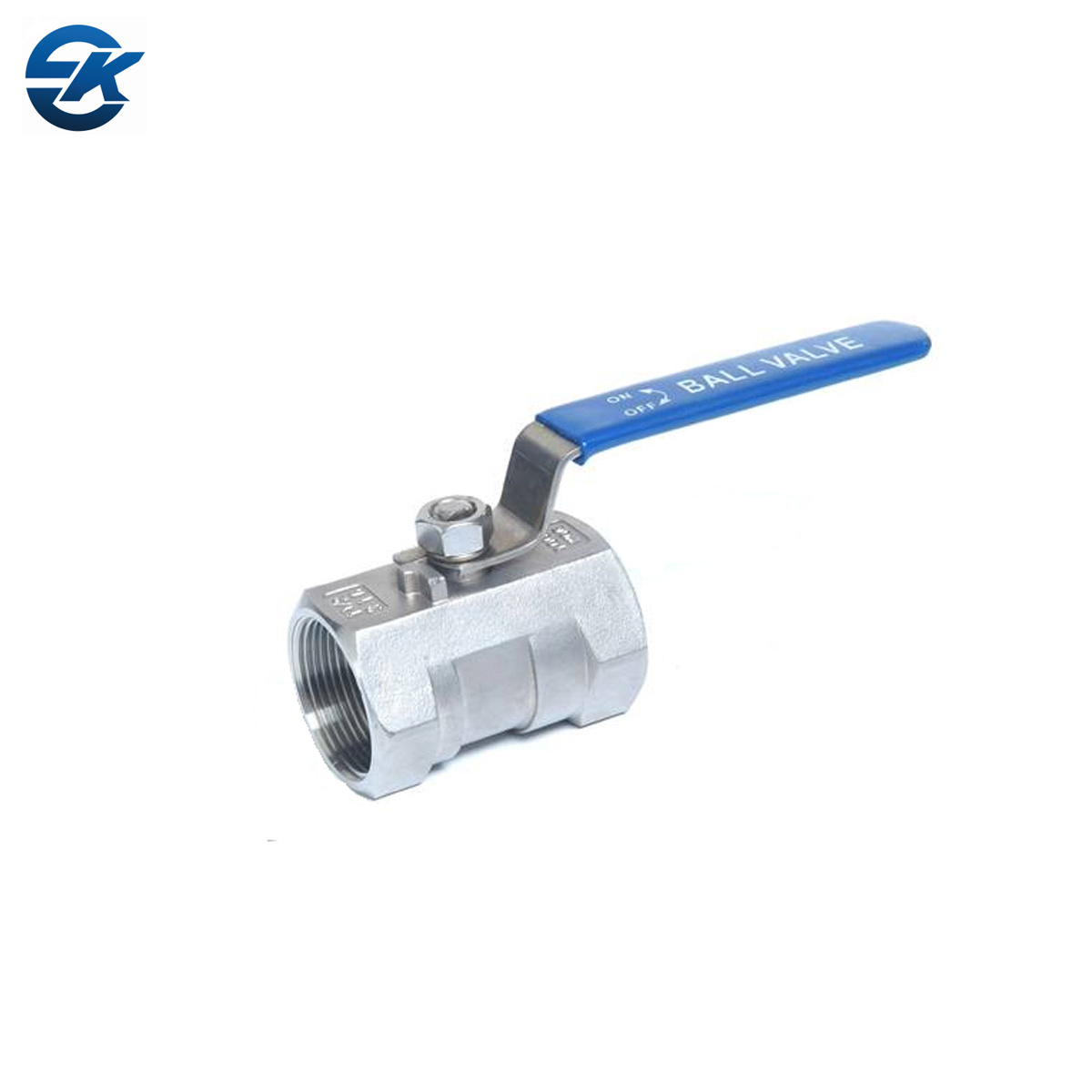 Sanitary Stainless Steel Full Bore CF8M Two Way 1pc 2pc Ball Valve BSP NPT Female 1000wog SS304  2 Piece Ball Valve