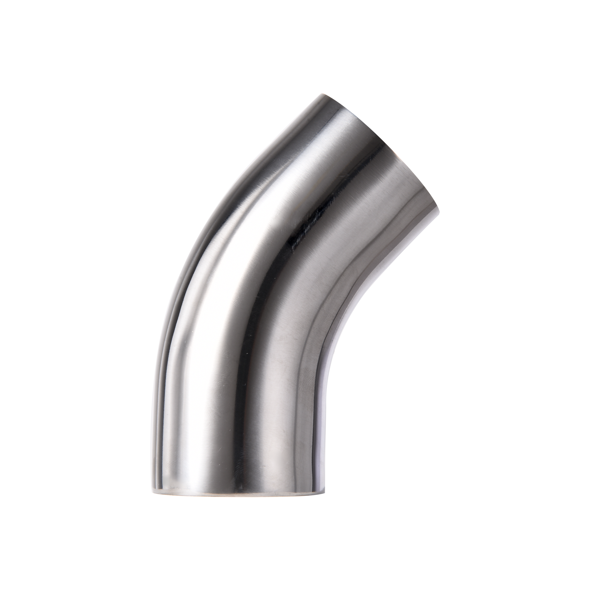 Stainless Steel 304 316L Pipe Fittings Sanitary 45 Degree Bend 90 Degree Bend Long Type Polishing Weld Elbow