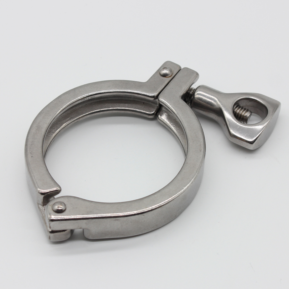 Sanitary Stainless Steel Single Pipe Clamp SS304 316L Heavy Duty Clamp