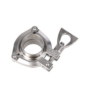 Food Grade Stainless Steel SS304 SS316L Sanitary Three Segment Heavy Duty Clamp Three-pieces Clamp