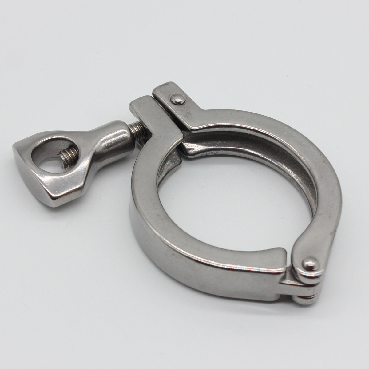 Sanitary Stainless Steel Single Pipe Clamp SS304 316L Heavy Duty Clamp