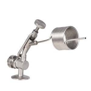 Sanitary Stainless Steel SS304 SS316L Defoamer Style Aseptic Beer Brewing Sampling Valve