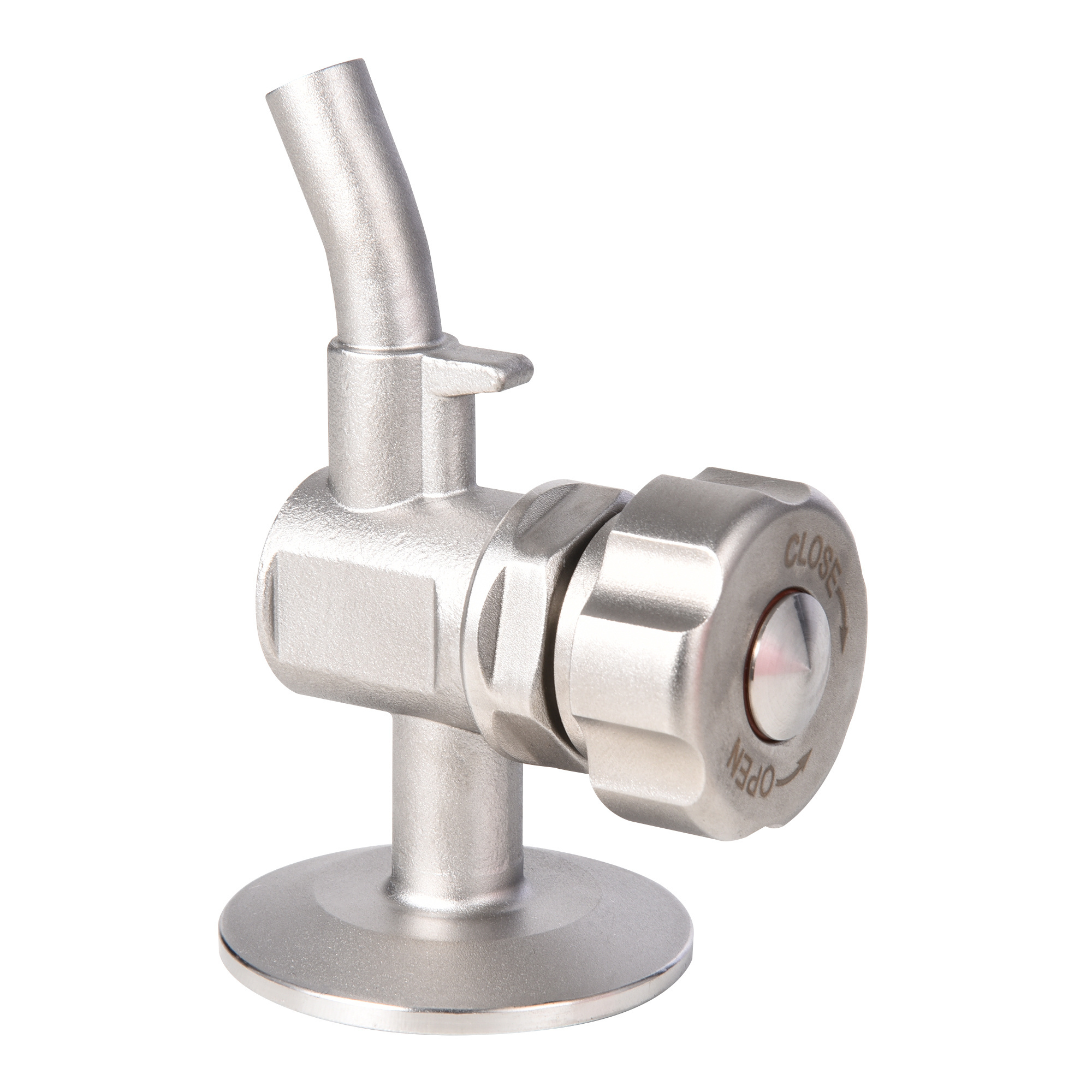 Sanitary Stainless Steel SS304 SS316L Defoamer Style Aseptic Beer Brewing Sampling Valve