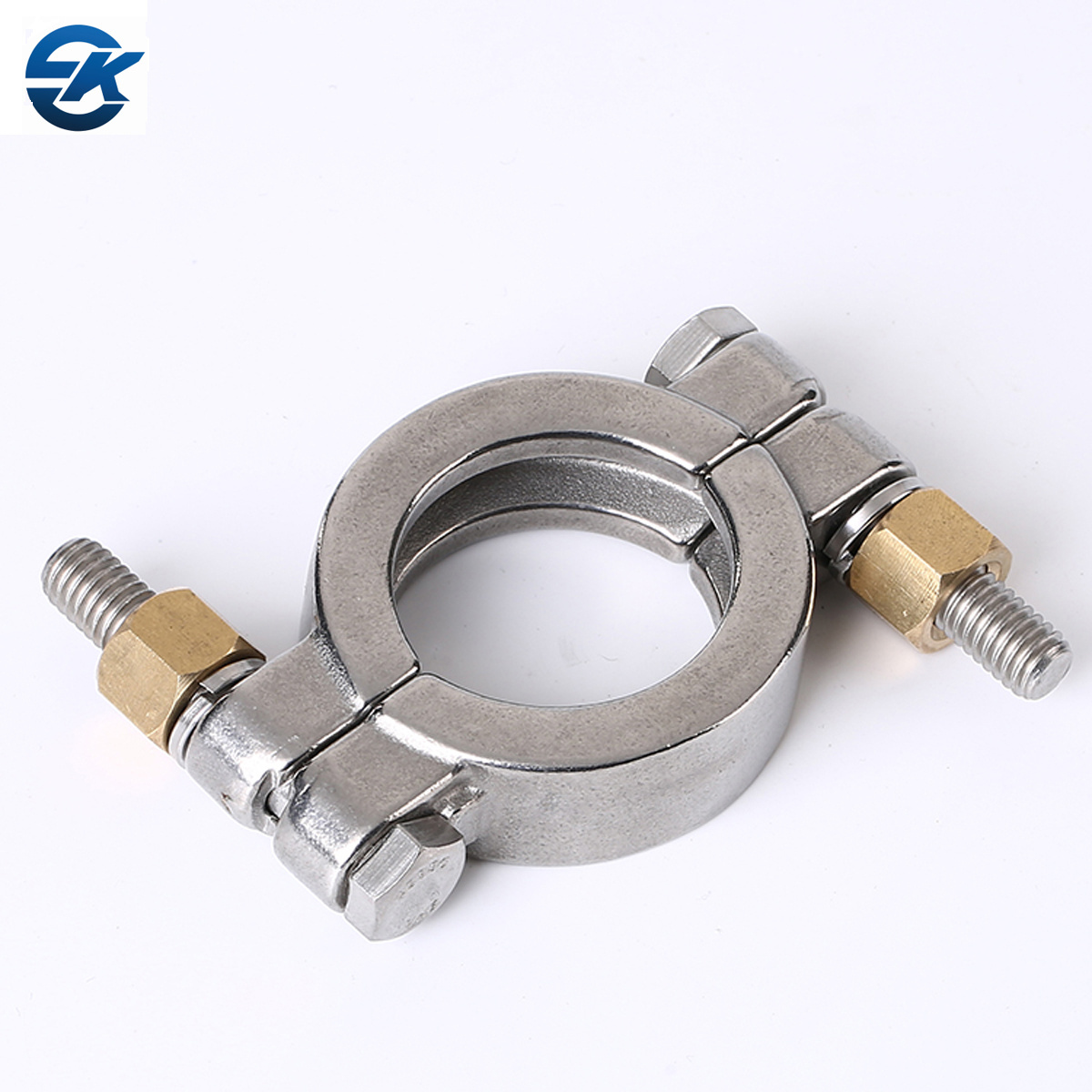 Sanitary Stainless Steel SS304 High Pressure Clamp Heavy Duty Pipe Clamp with Copper Nut 13MHP