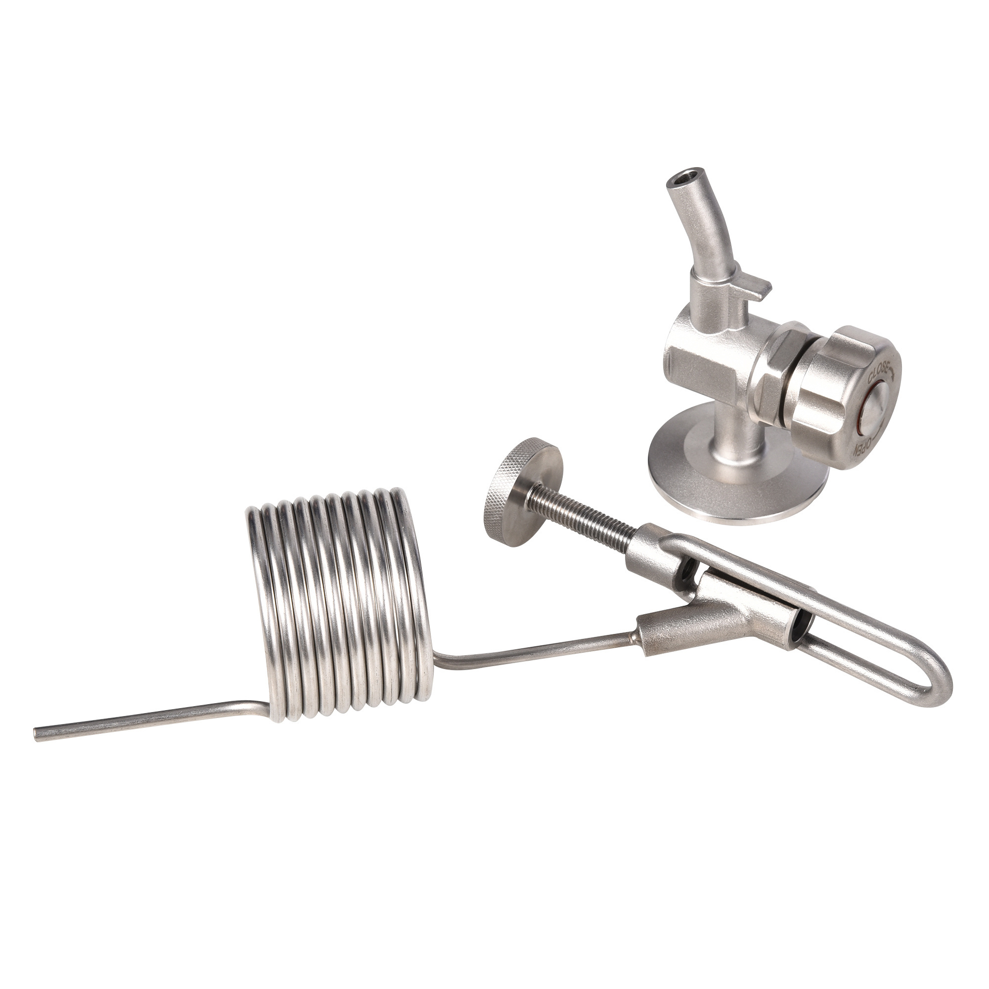 Sanitary Stainless Steel SS304 SS316L Defoamer Style Aseptic Beer Brewing Sampling Valve