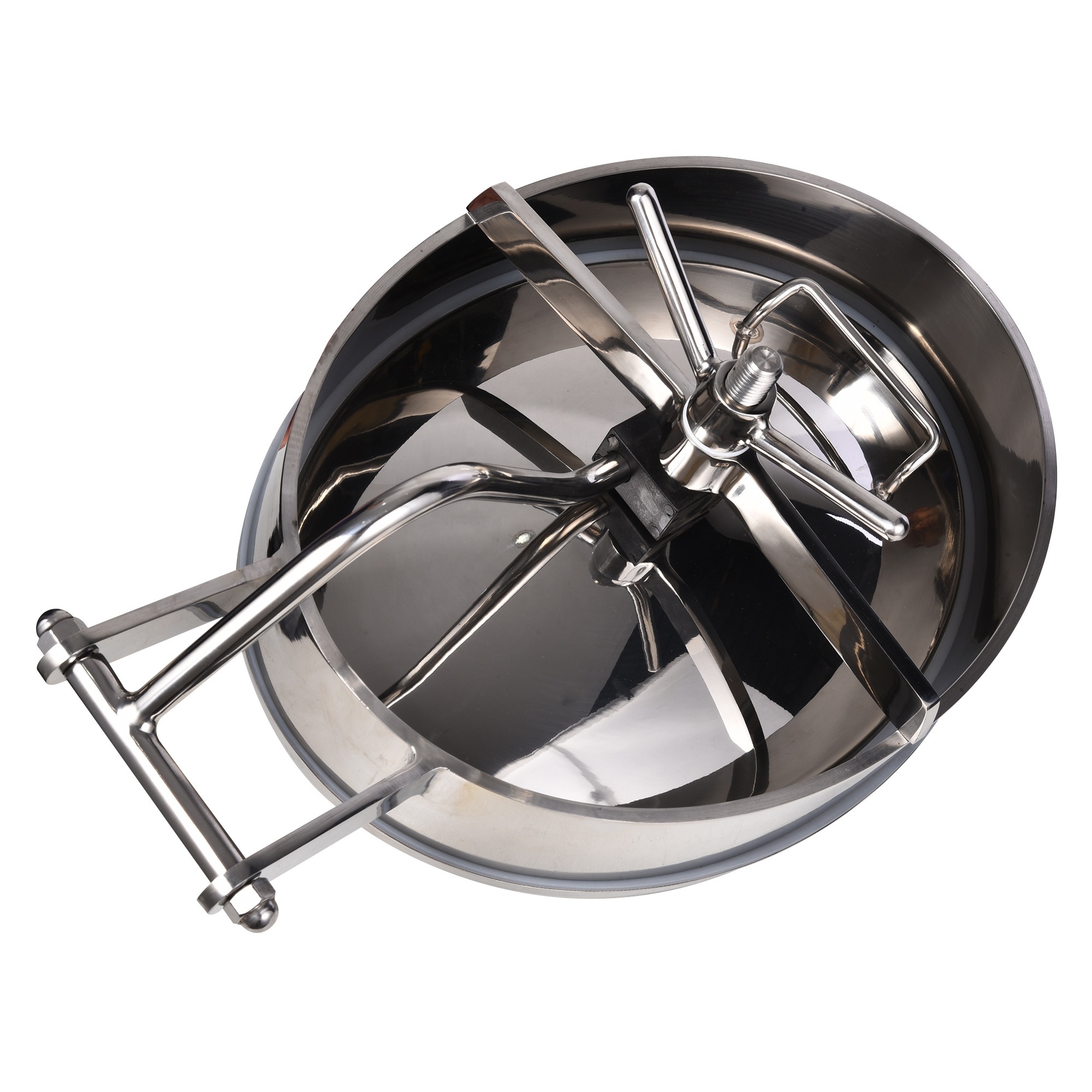 Food Grade Stainless Steel SS304 Pressure Vessel Manhole Covers Elliptical Manway For Brewing Tank