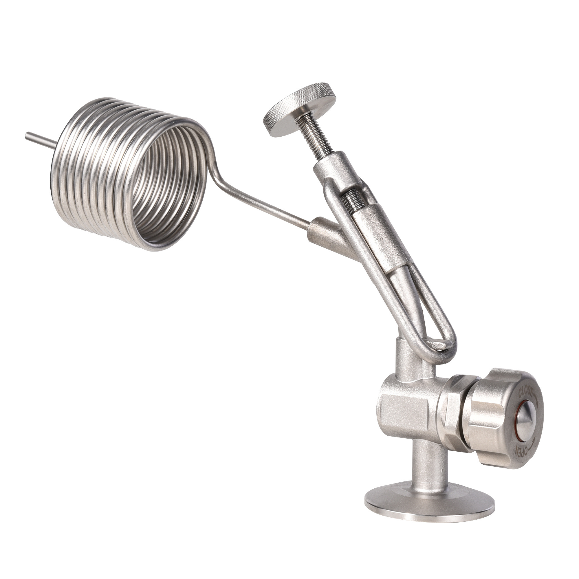 Sanitary Stainless Steel SS304 SS316L Defoamer Style Aseptic Beer Brewing Sampling Valve