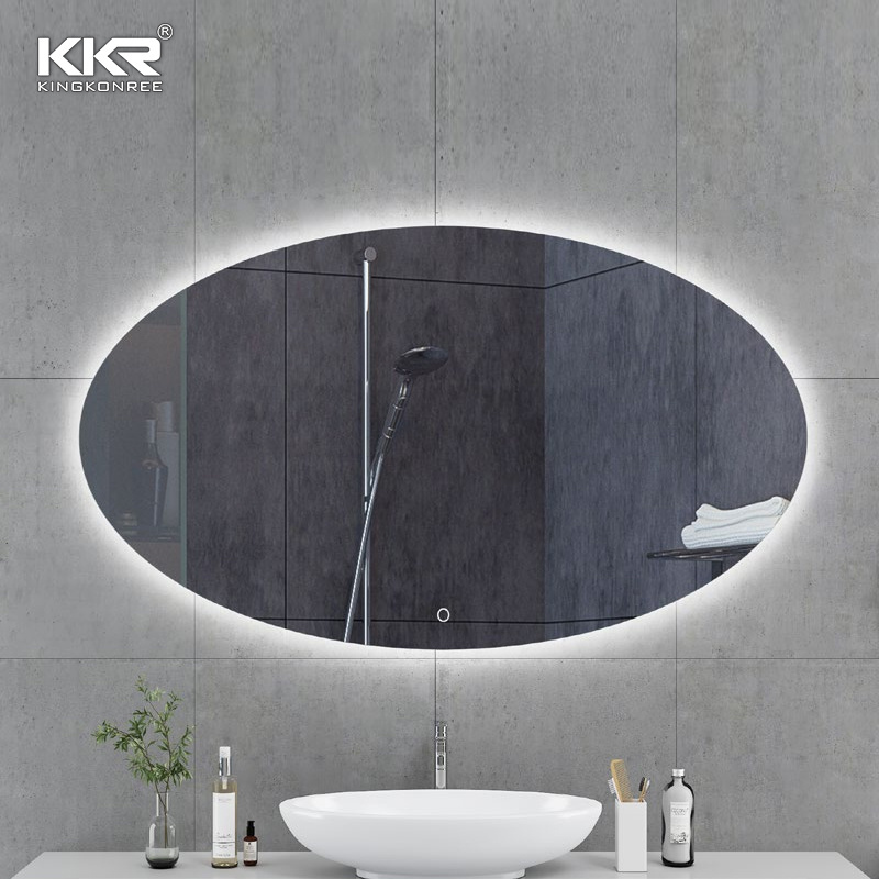 Wholesale Diamond Luxury Hollywood Style Crystal Crushed Led Light Illuminated Vanity Mirror With Lights