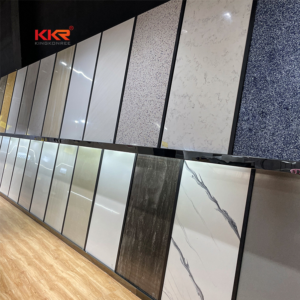 KKR faux wall panel stone manufacturer production fake artificial texture stone wall panel tiles