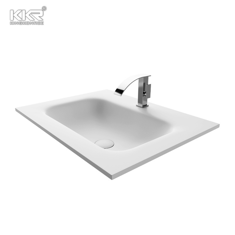 Upgrade Your Bathroom Integrated Sink and Solid Surface Vanity Ensemble