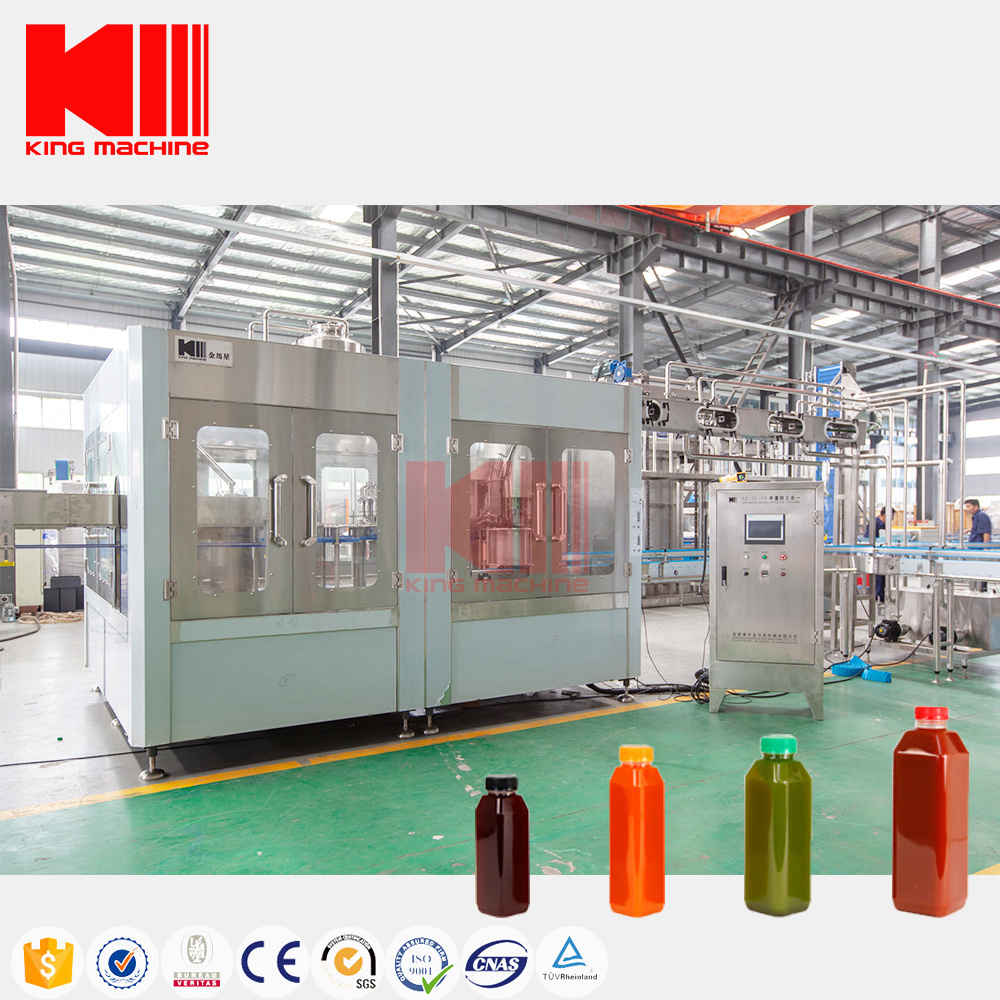 CE Certificate Complete Automatic Mango Orange Apple Beverage Making Small Juice Filling Machine Production Line