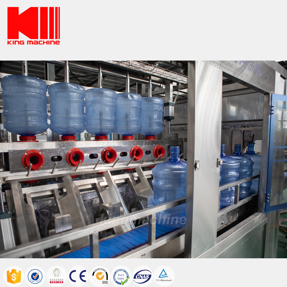 Complete automatic 3-5 gallon 20 liter bucket 19 liter water filling machine producing Equipment