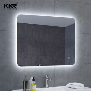 modern full length standing floor crushed diamond mirror standing with LED light