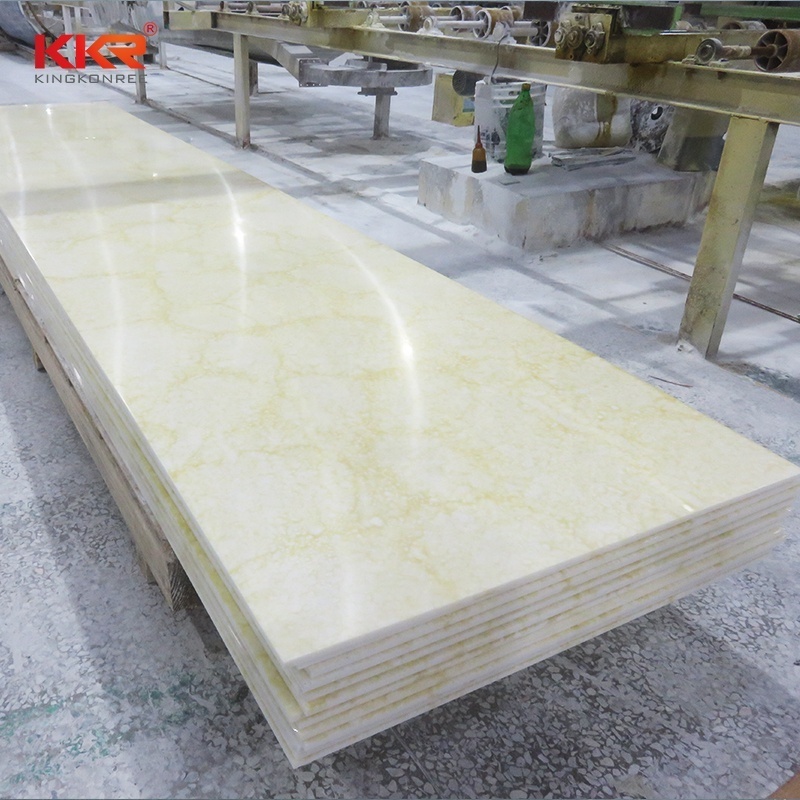 translucent faux alabaster sheet solid surface slabs