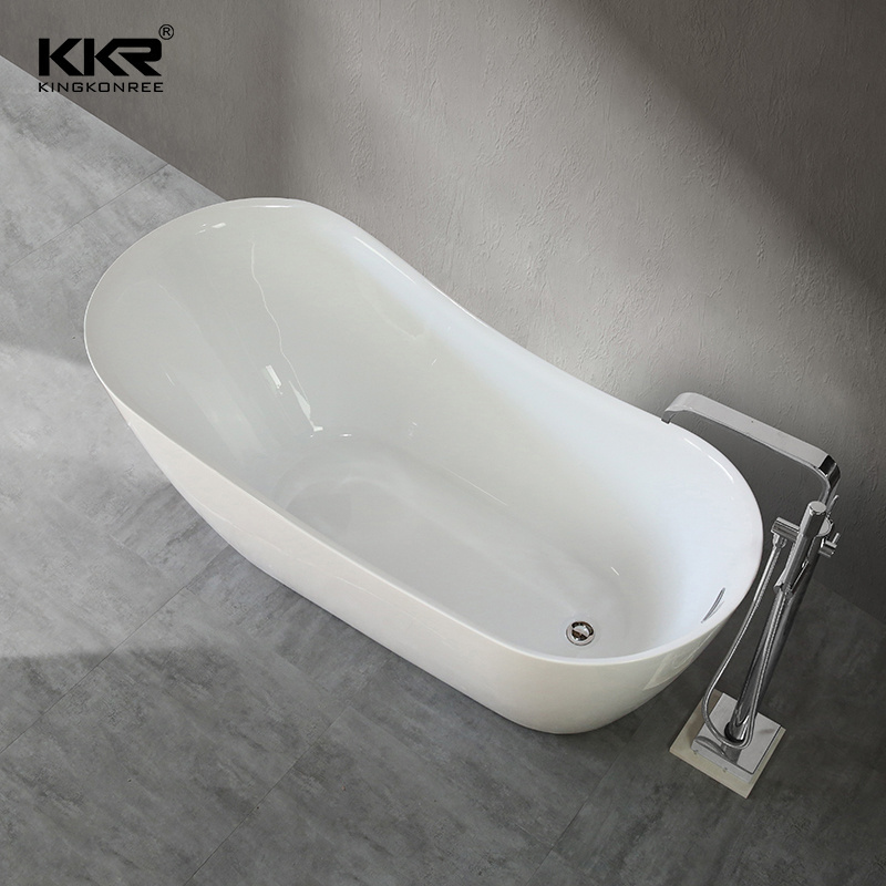 Soaking stand alone stone freestanding bathtub tubs