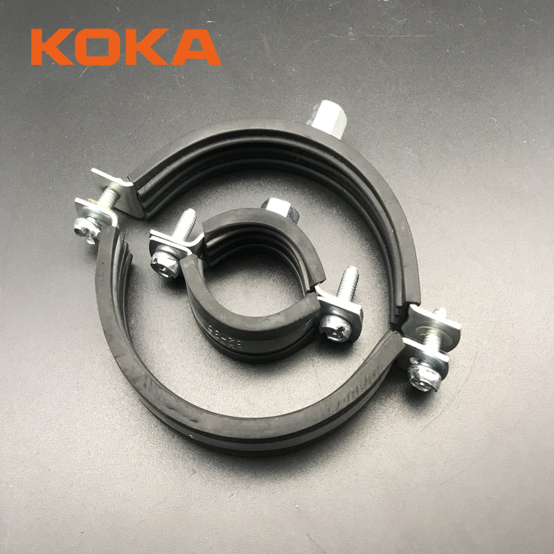 Hot Sale Stainless Steel SS304 Connecting Racking System Rubberized Pipe Clamps