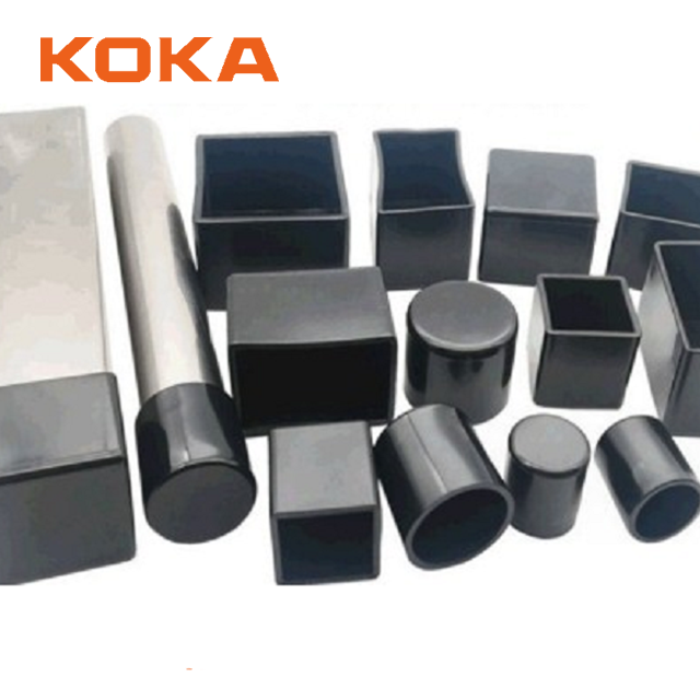 Customized Stainless Steel Pipe End Cap Plastic PVC Oval Pipe End Caps