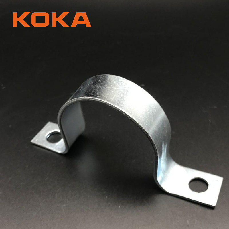 Manufacturer Stainless Steel 3/8'' Saddle Hose Clamps for Steel Pipe