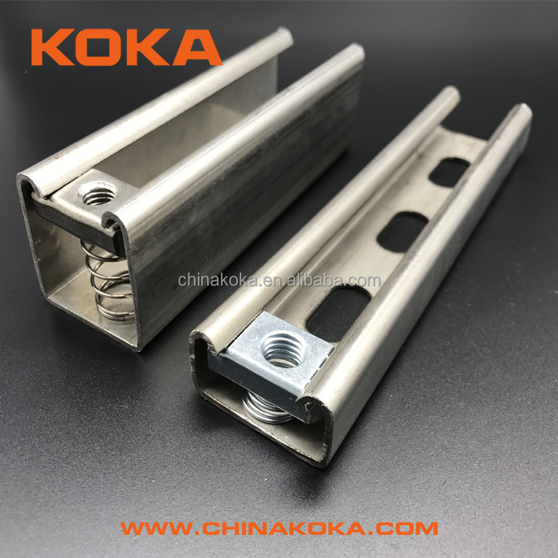 slotted unistrut channel