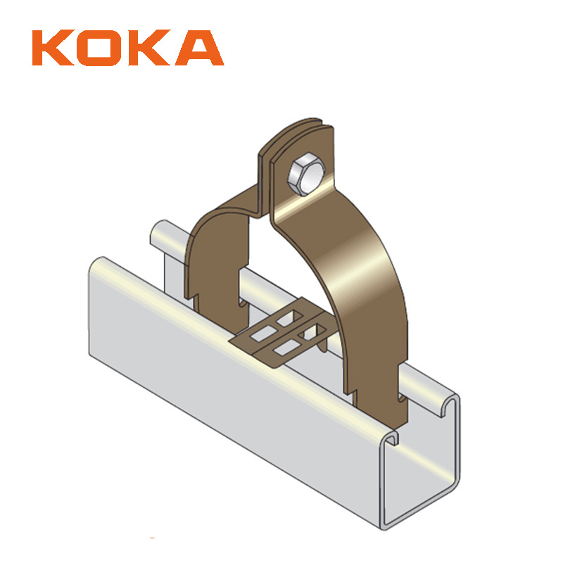 Rigid Galvanized grating Strut cush a clamp