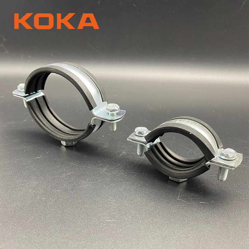 Hot Sale Stainless Steel SS304 Connecting Racking System Rubberized Pipe Clamps