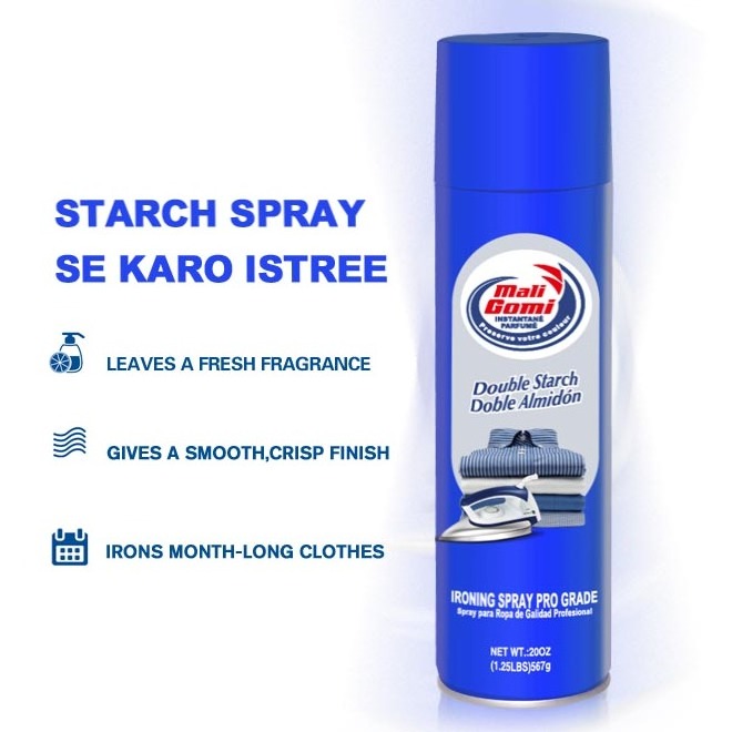 Renew fabric stiffening spray cold water starch spray