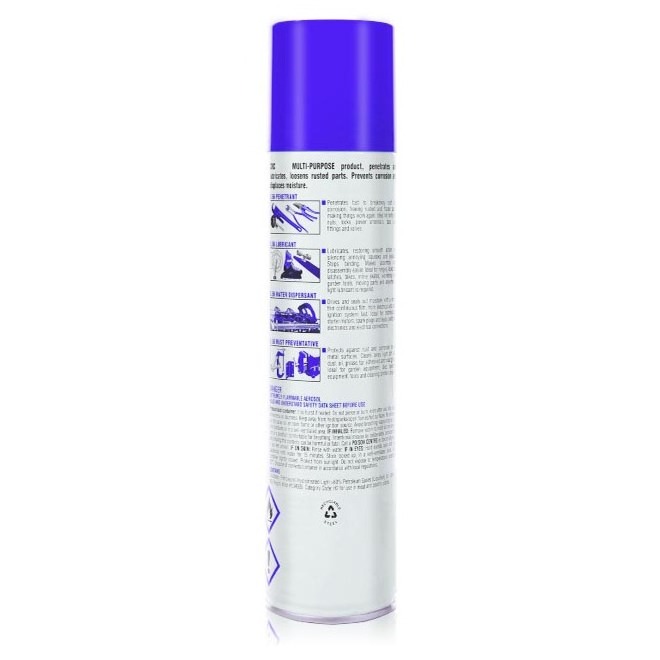 Multi-Use Product with SMART STRAW SPRAYS 2 WAYS 8 OZ  Multi-Purpose Lubricant Aerosol Spray