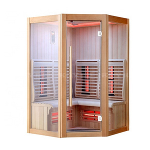 2023 new product 3 Person Sauna  Spa new design  Infrared Sauna Room whole sale home sauna