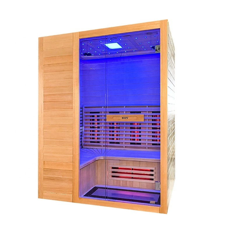 Home health sauna Touch screen control far-infrared sauna room